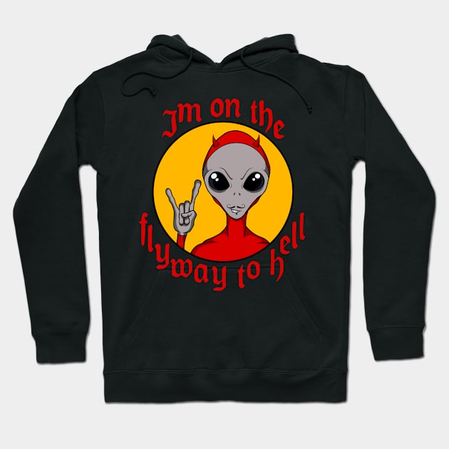 Alien Satan Hoodie by StevieTee’s